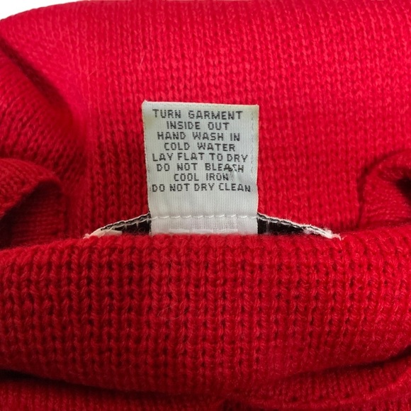 Vintage Holiday Cardigan Ugly Christmas Sweater Button Up Womens Petite Large - Picture 6 of 16